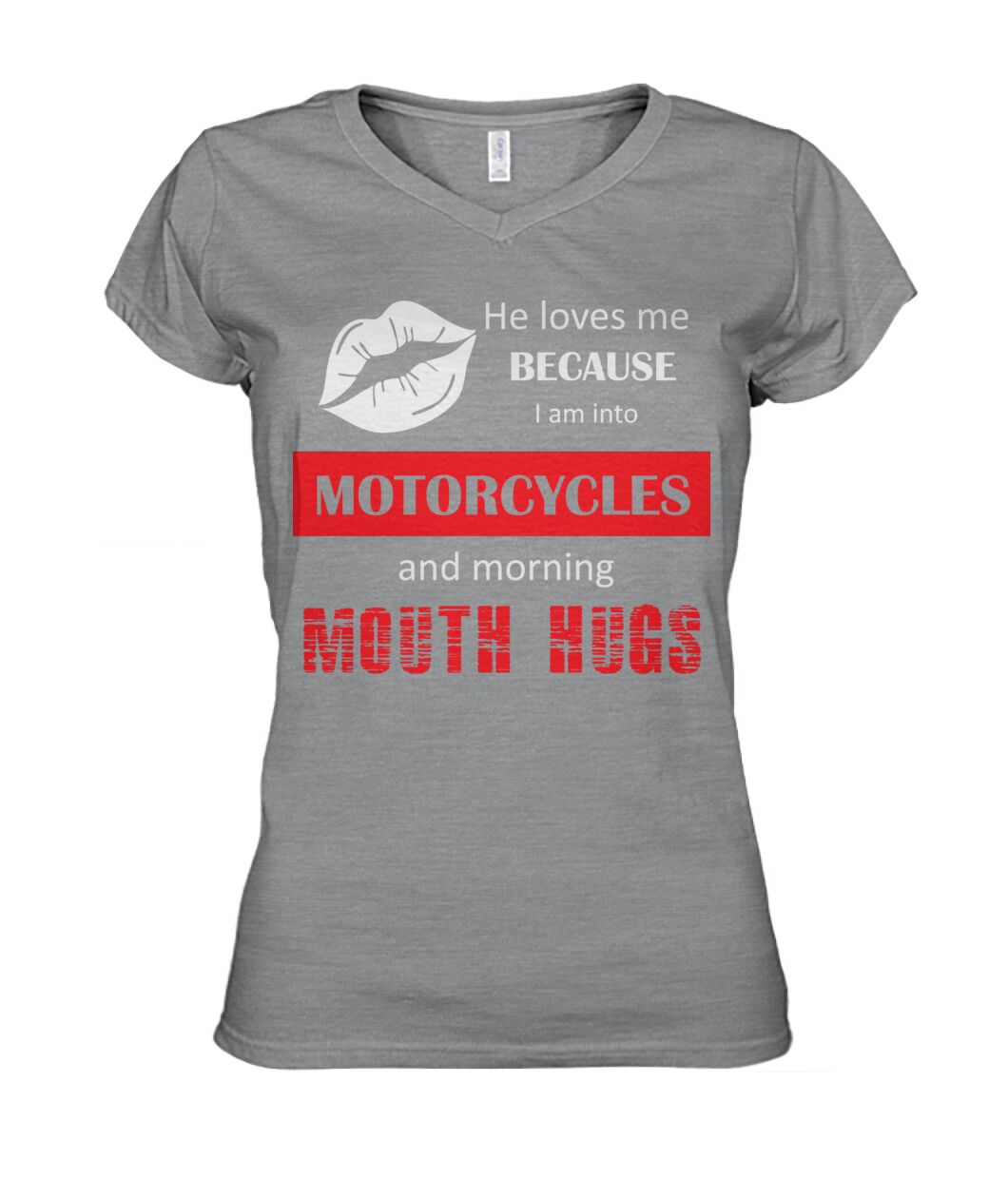 Women's Motorcycle Love Women's V-Neck