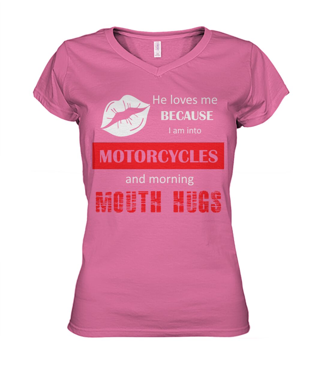 Women's Motorcycle Love Women's V-Neck